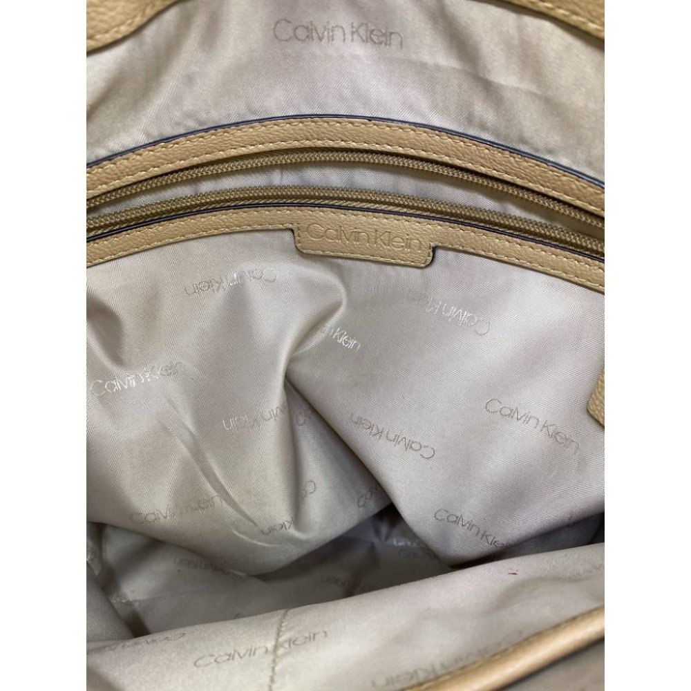 Calvin Klein Tan Large Tote Bag Crossbody Strap - Picture 11 of 12